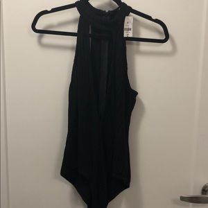 NWT LF seek the label cut out choker bodysuit